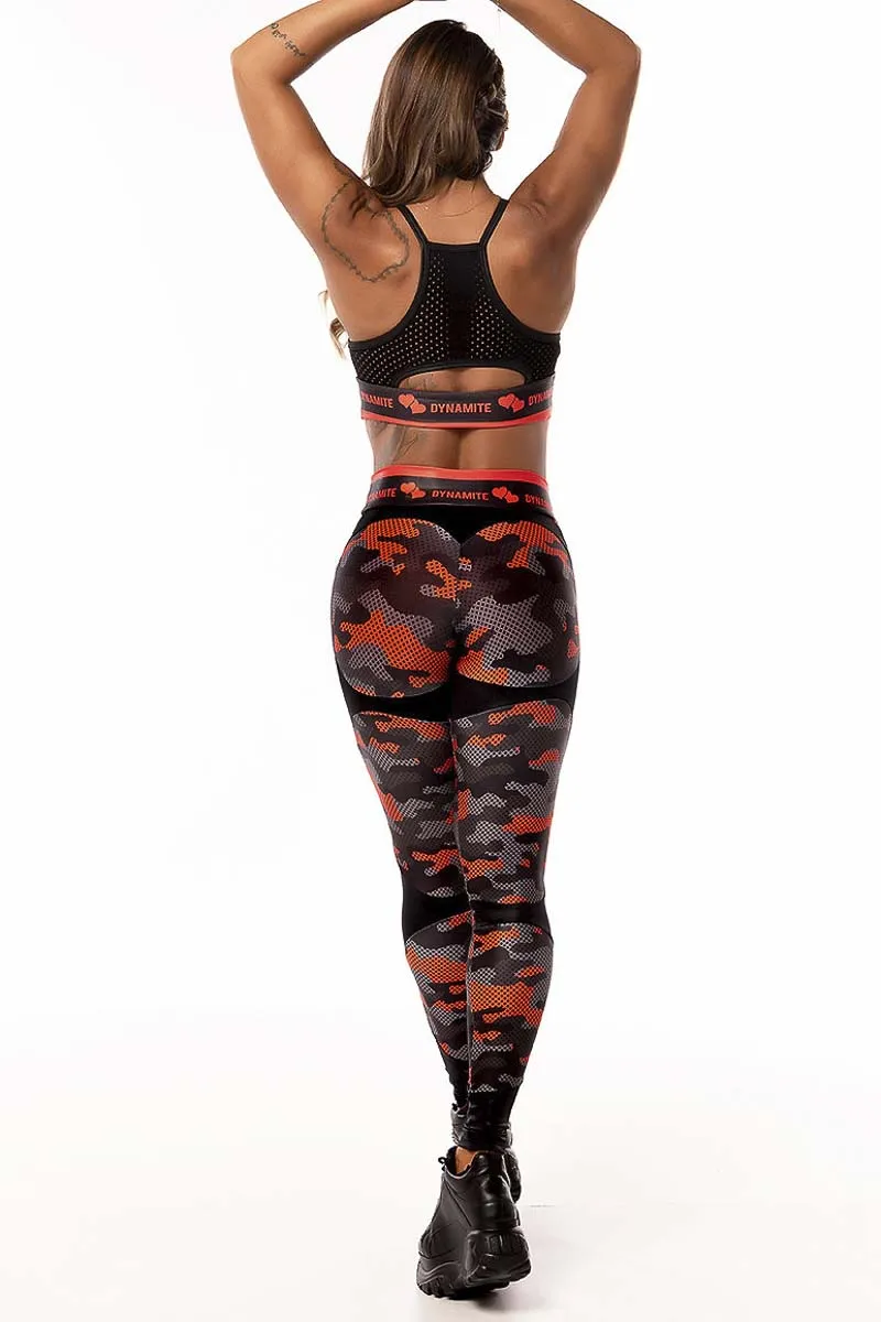 Dyna Brazil Fire Camo Legging