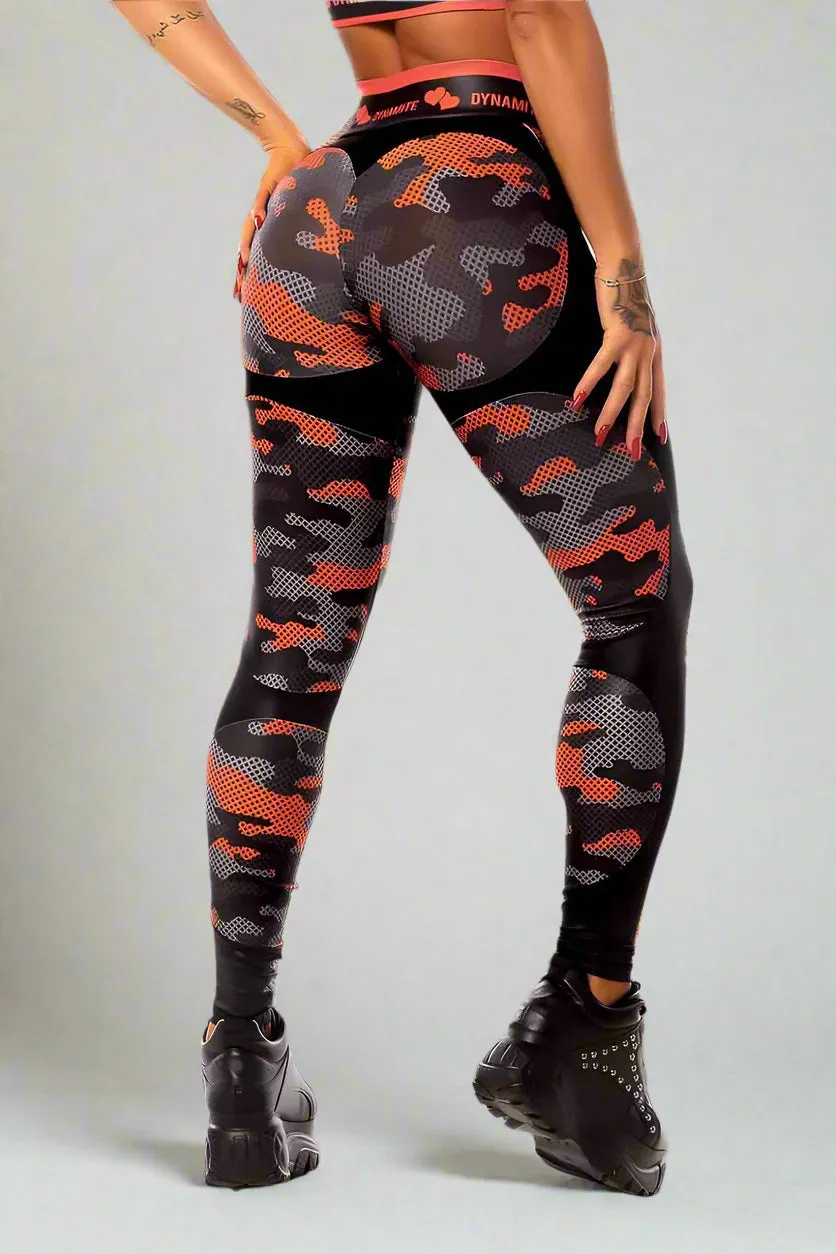 Dyna Brazil Fire Camo Legging