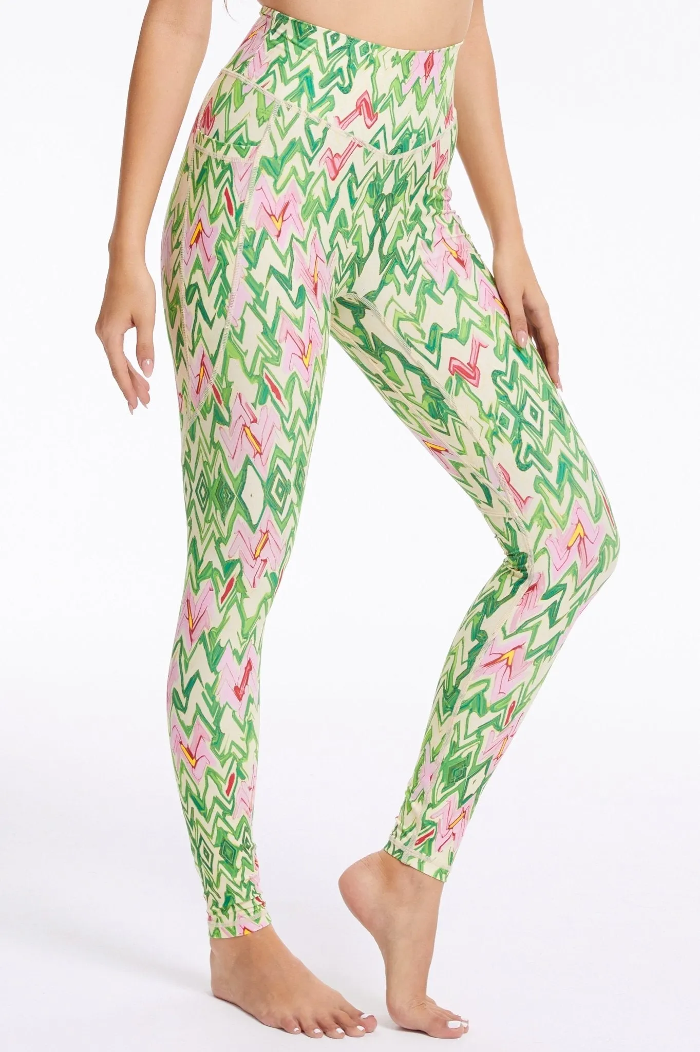 Electric Meadow High-Waist Leggings