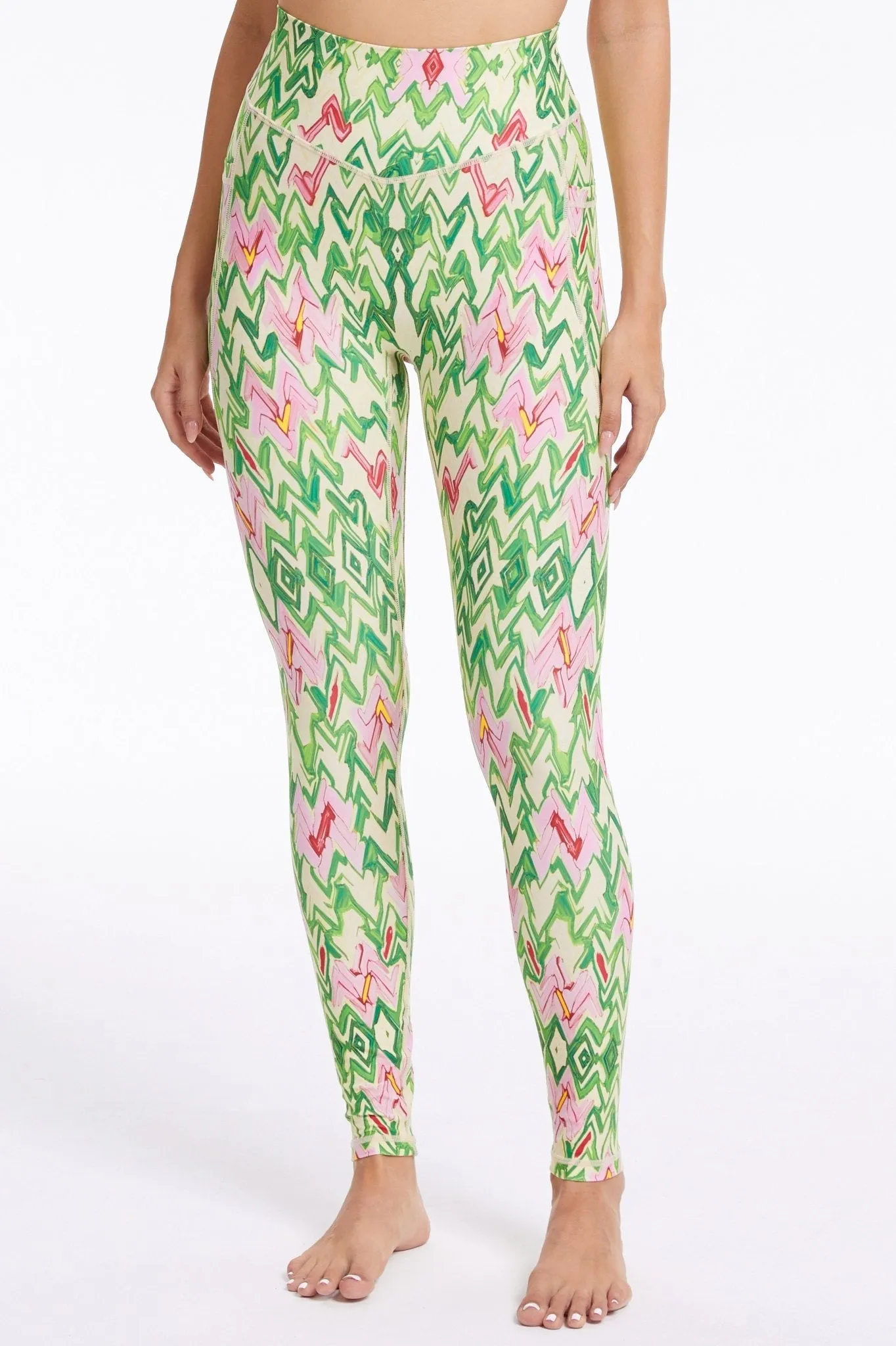 Electric Meadow High-Waist Leggings