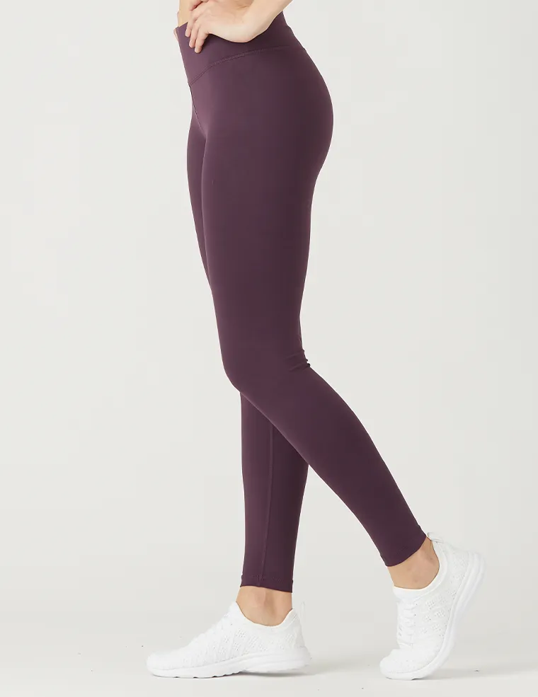 Elongate Legging: Blackberry Wine