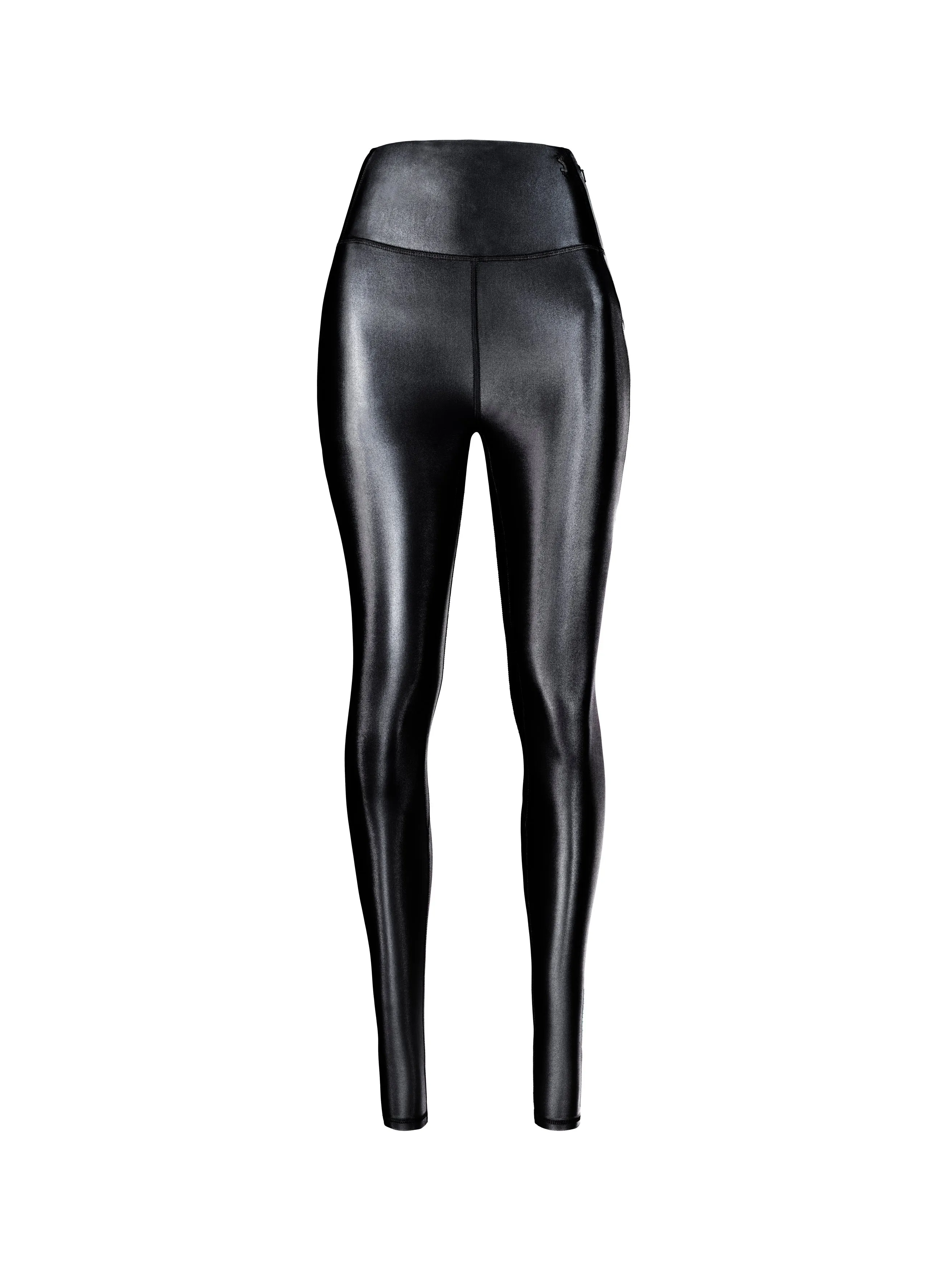 EMILY LEGGINGS IN BLACK | BLACK SHINE