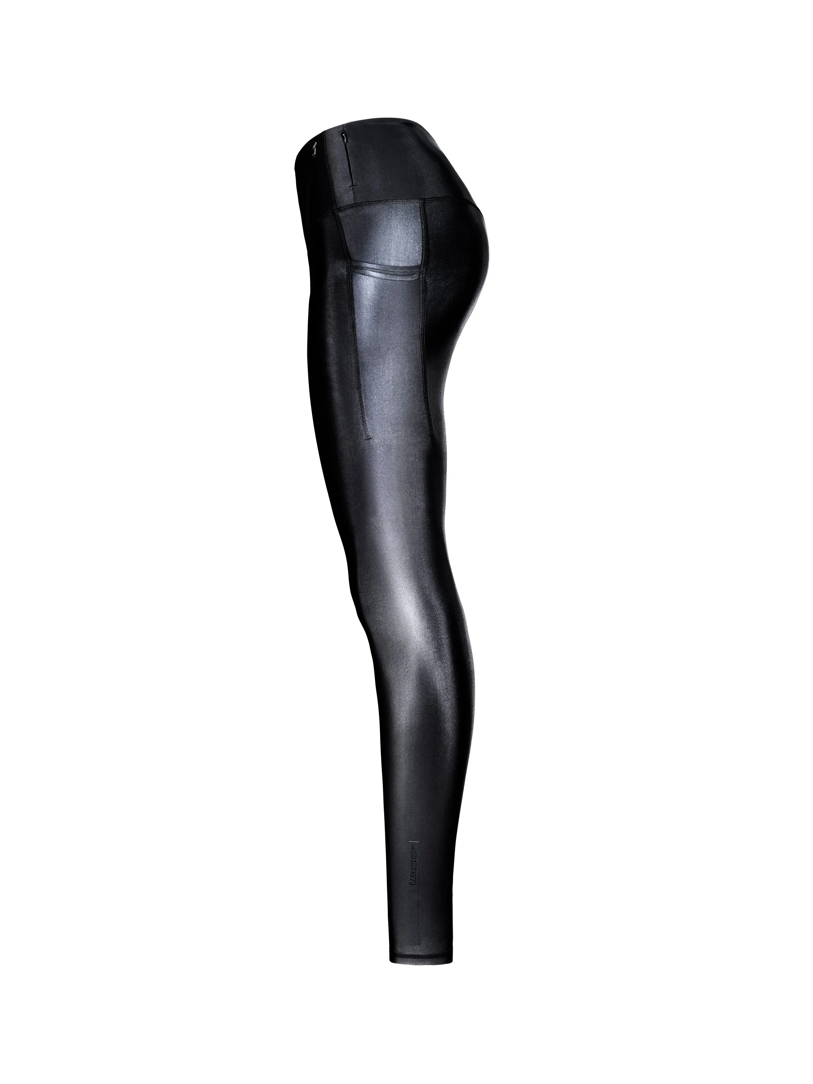 EMILY LEGGINGS IN BLACK | BLACK SHINE
