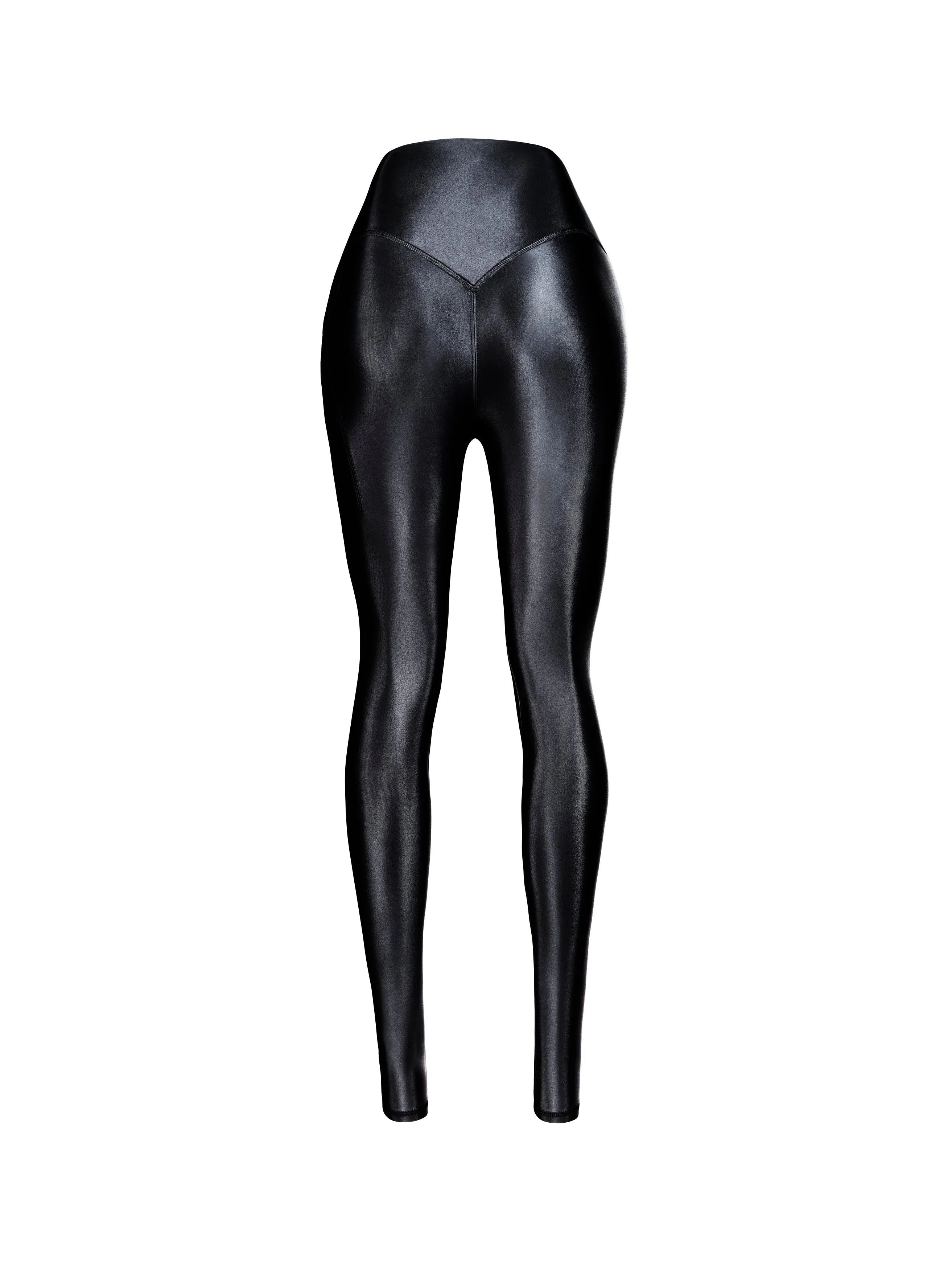 EMILY LEGGINGS IN BLACK | BLACK SHINE