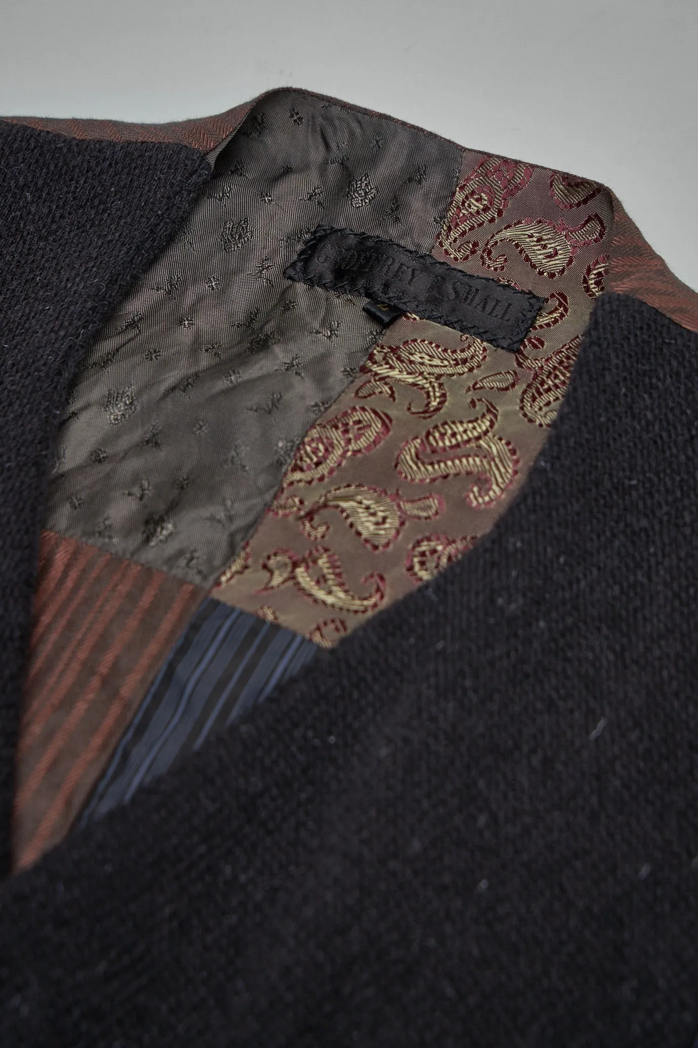 EV8J06  Handmade Single Breasted 6-Buttons Central, Single Vent Waistcoat