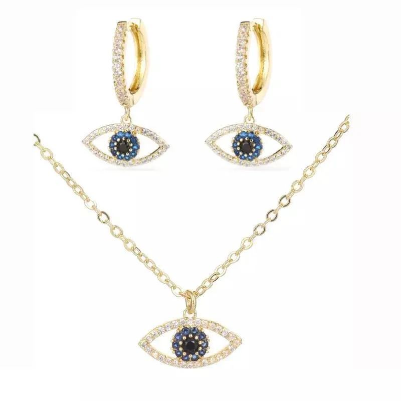 Evil Eye Jewelry Set | gold