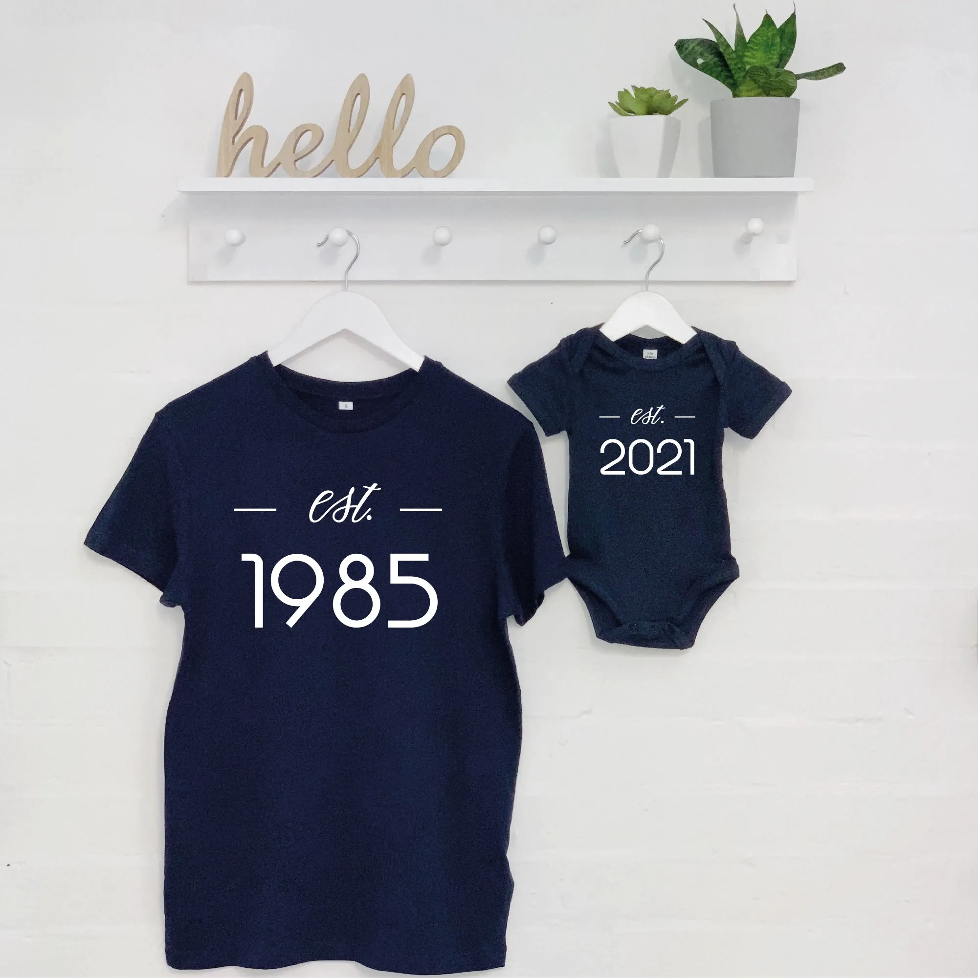 Father And Baby Established Matching Set