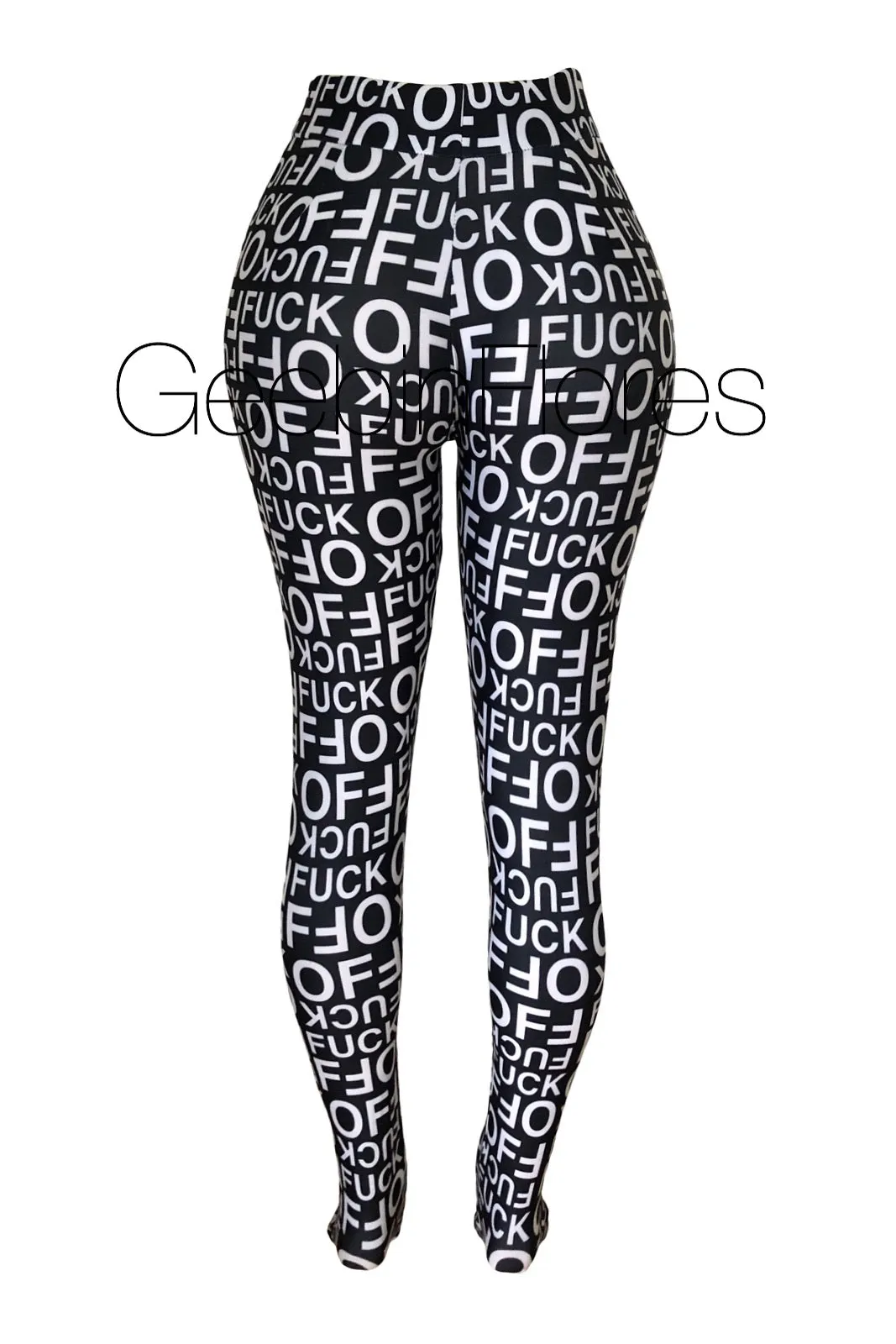 F*ck Off Tights (Black/White)