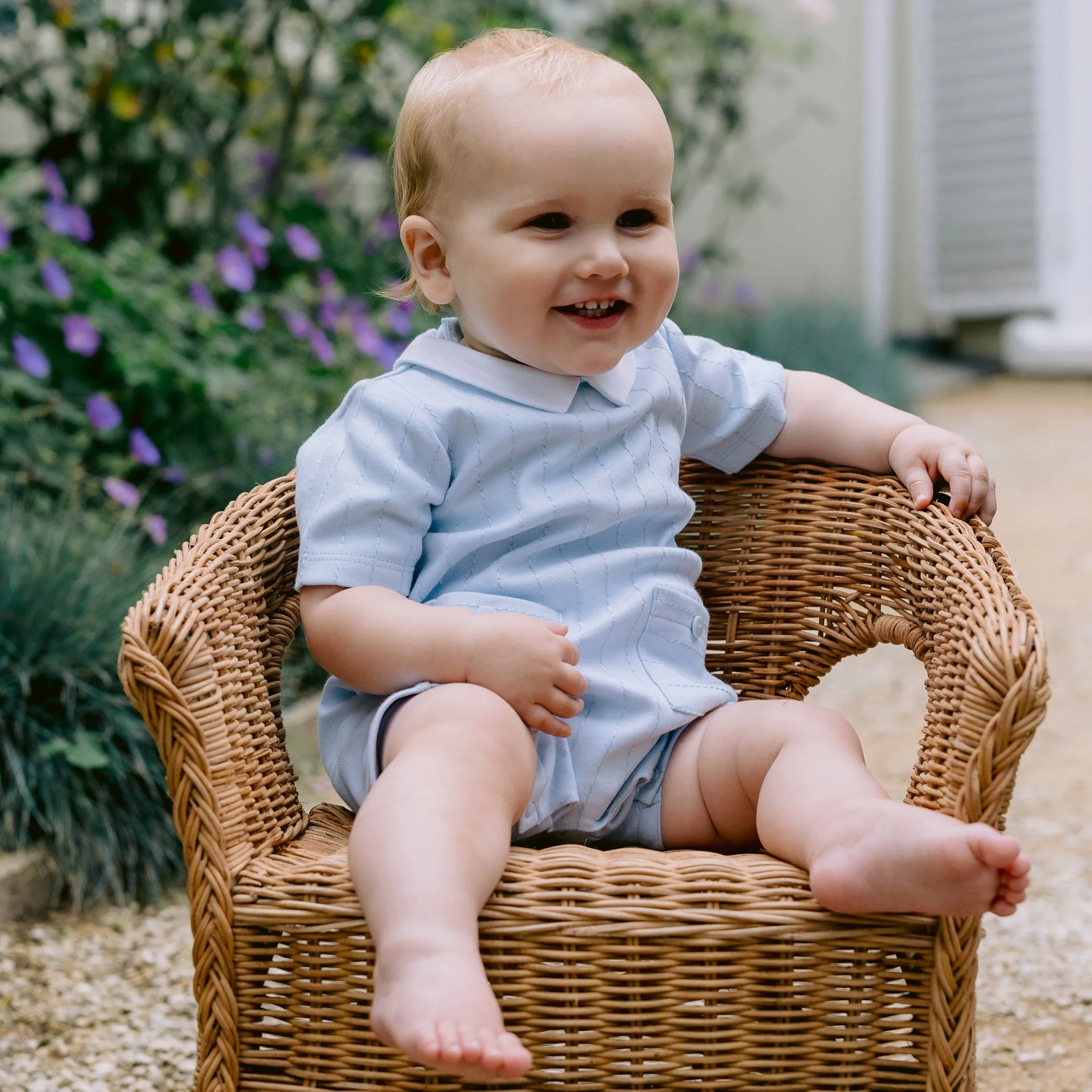 Felix Smart Striped Boys Romper
