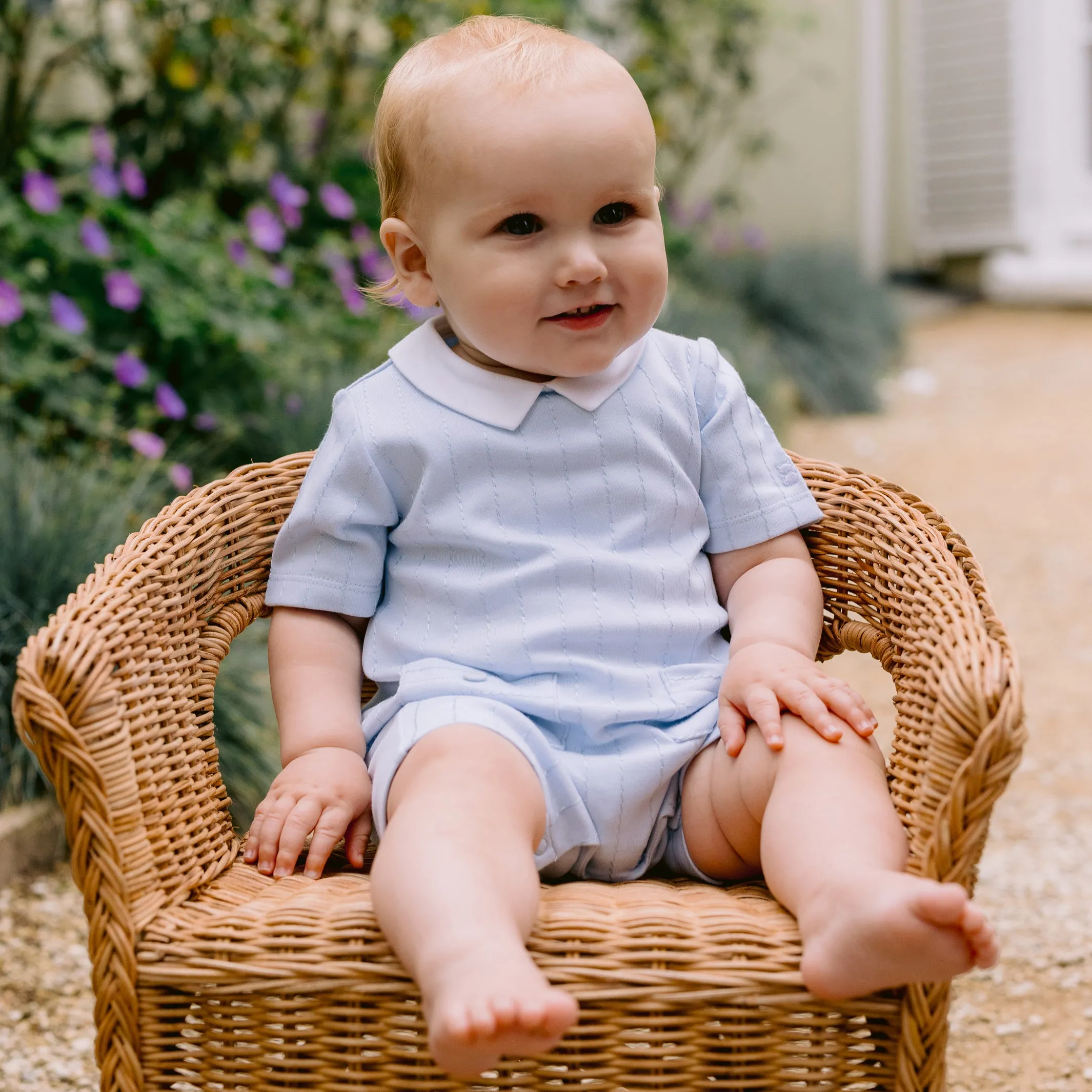 Felix Smart Striped Boys Romper