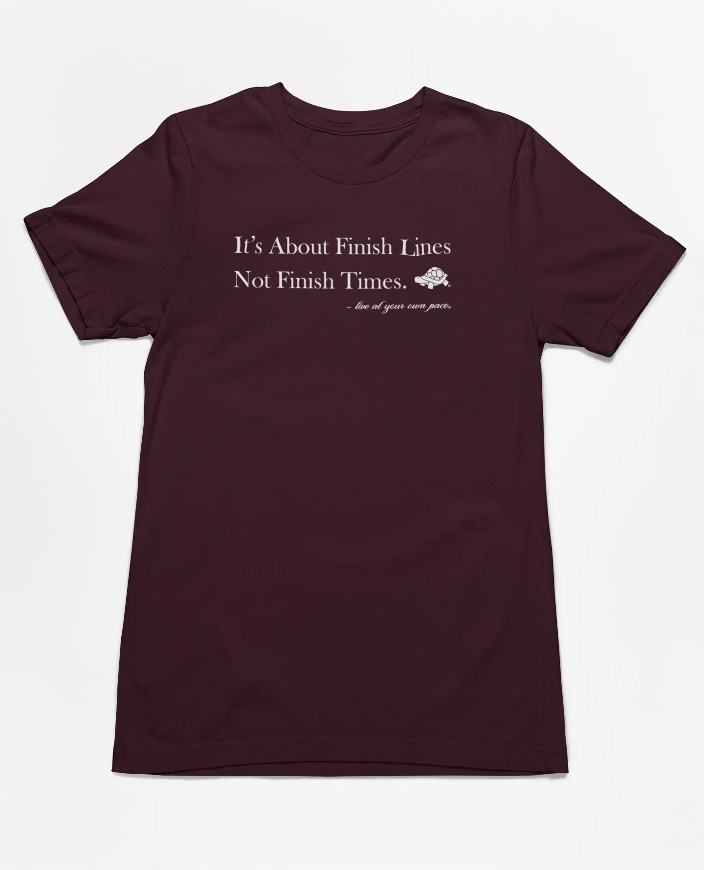 Finish Lines Tee [Oxblood]