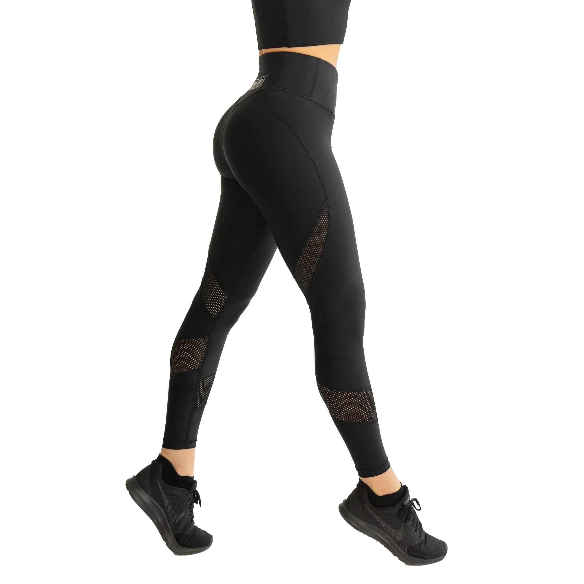 Gavelo Mesh Black Swirl Leggings