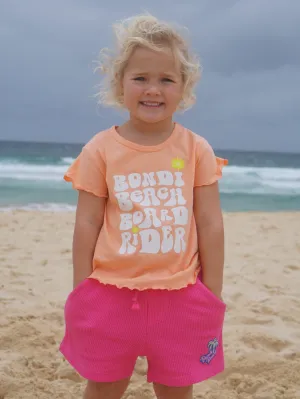 Girl's Bondi Beach Rider Frill Tee