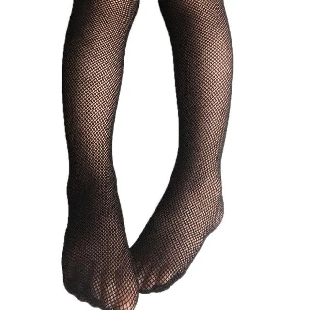 Girls Fashion Mesh Stockings Kids Baby Fishnet Stockings Black Pantyhose Tights Girl fashion stockings Tignts