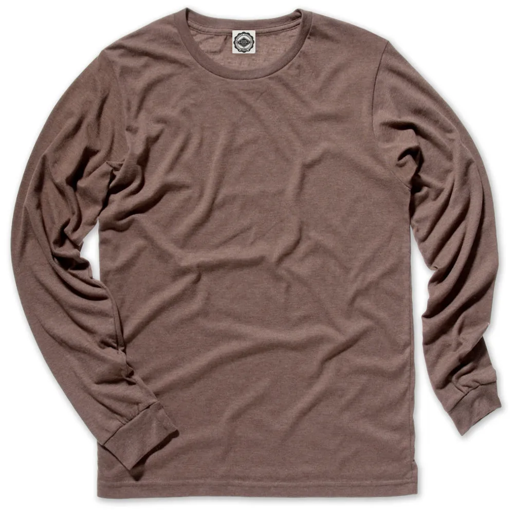 Go-To Men's Long Sleeve Tee (Heather Colors)