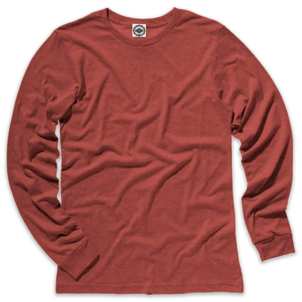 Go-To Men's Long Sleeve Tee (Heather Colors)