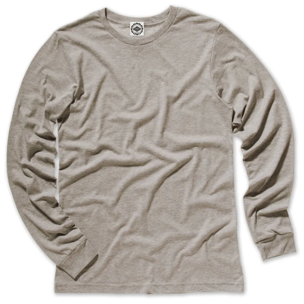 Go-To Men's Long Sleeve Tee (Heather Colors)