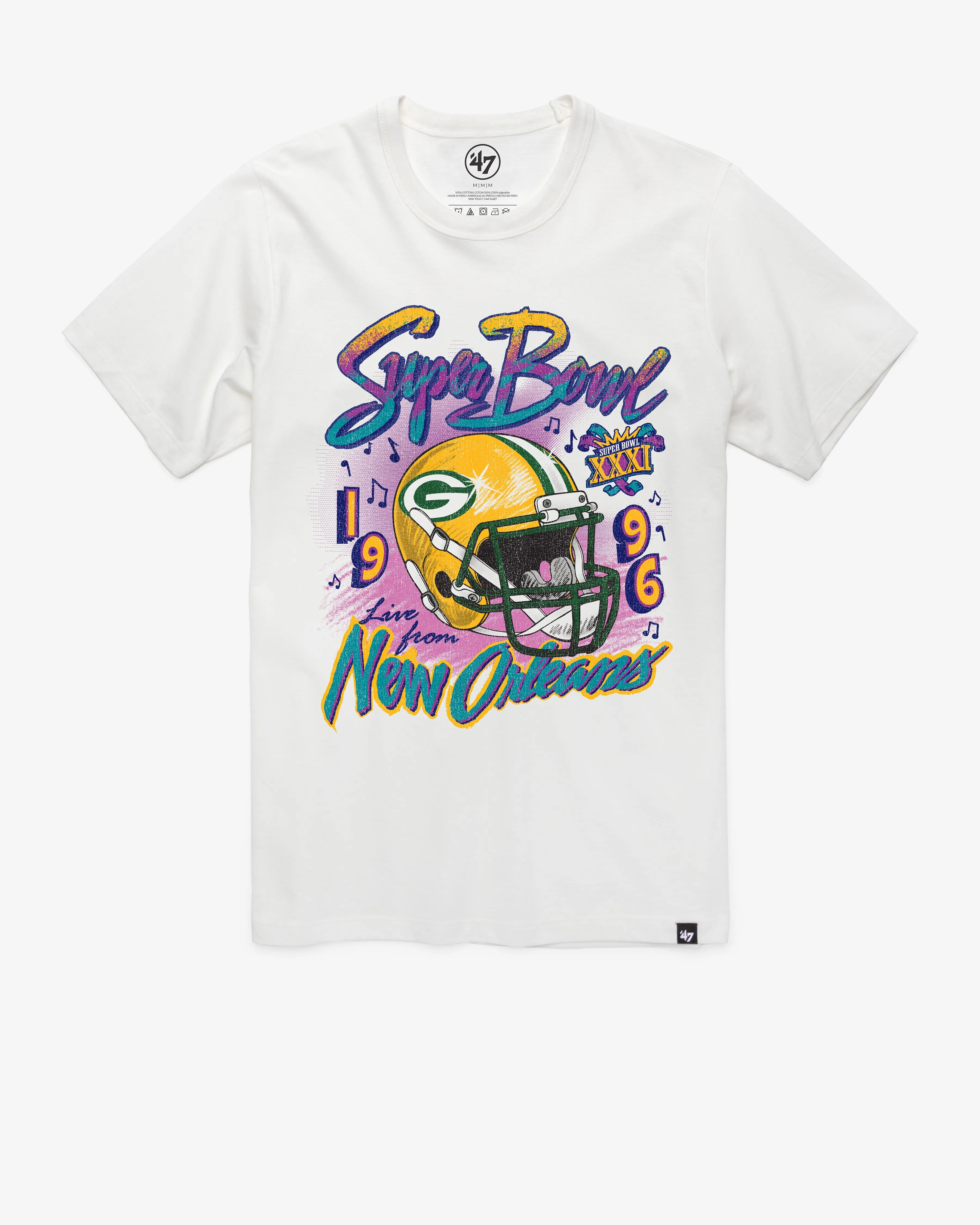 GREEN BAY PACKERS SUPER BOWL SHOWCASE '47 FRANKLIN TEE