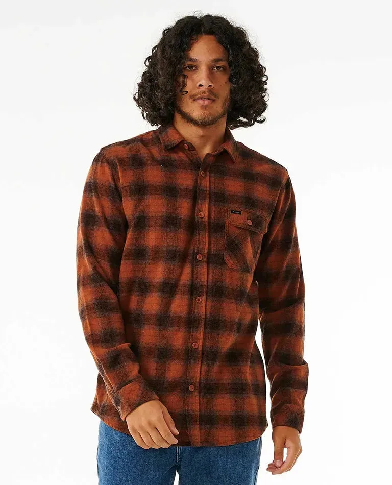 Grinners Flannel -Brick
