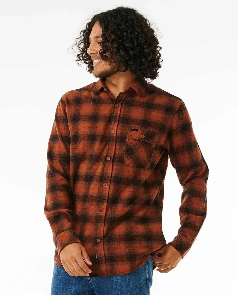 Grinners Flannel -Brick