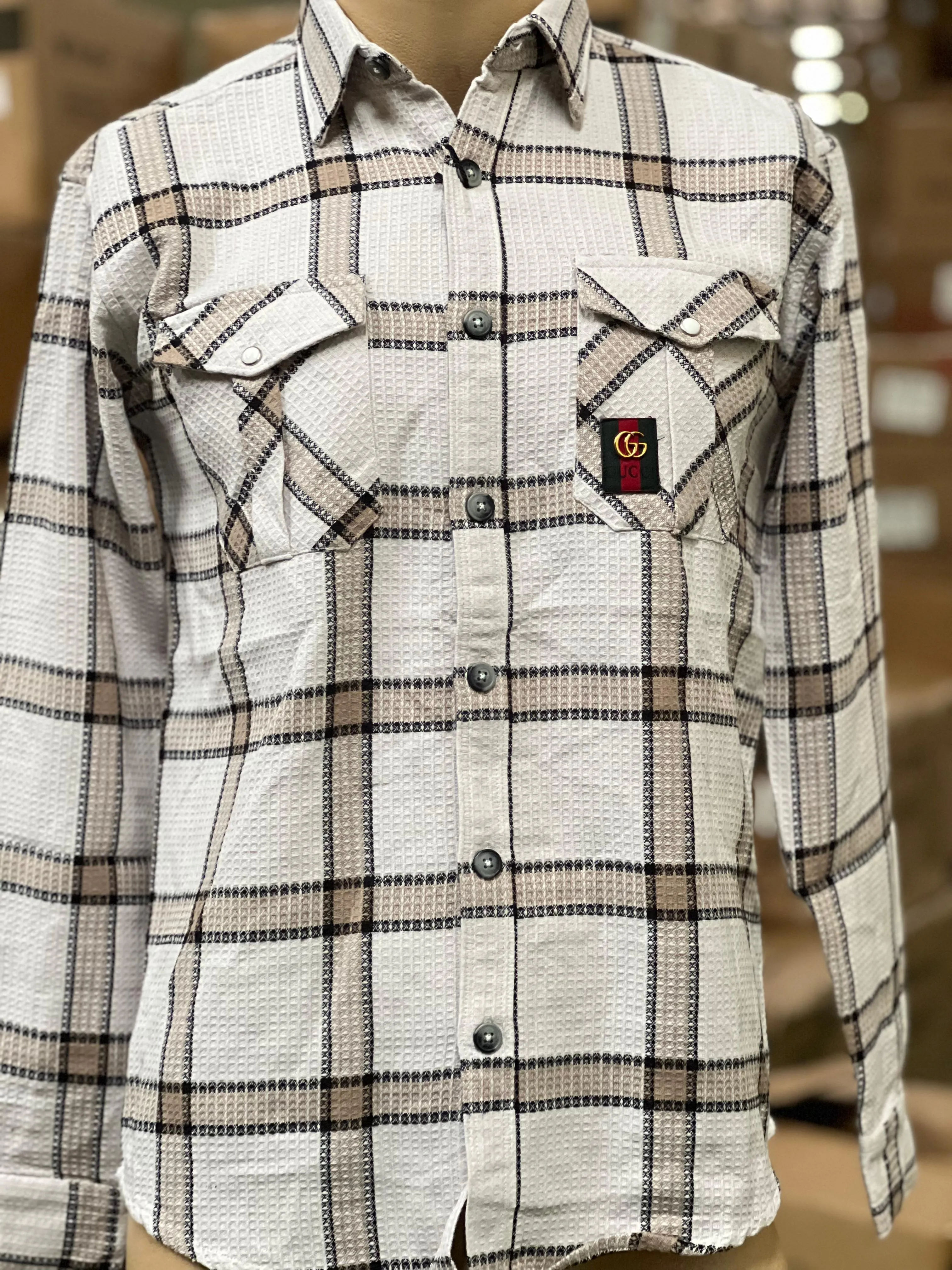 GUCCI Men's Flannel Shirts