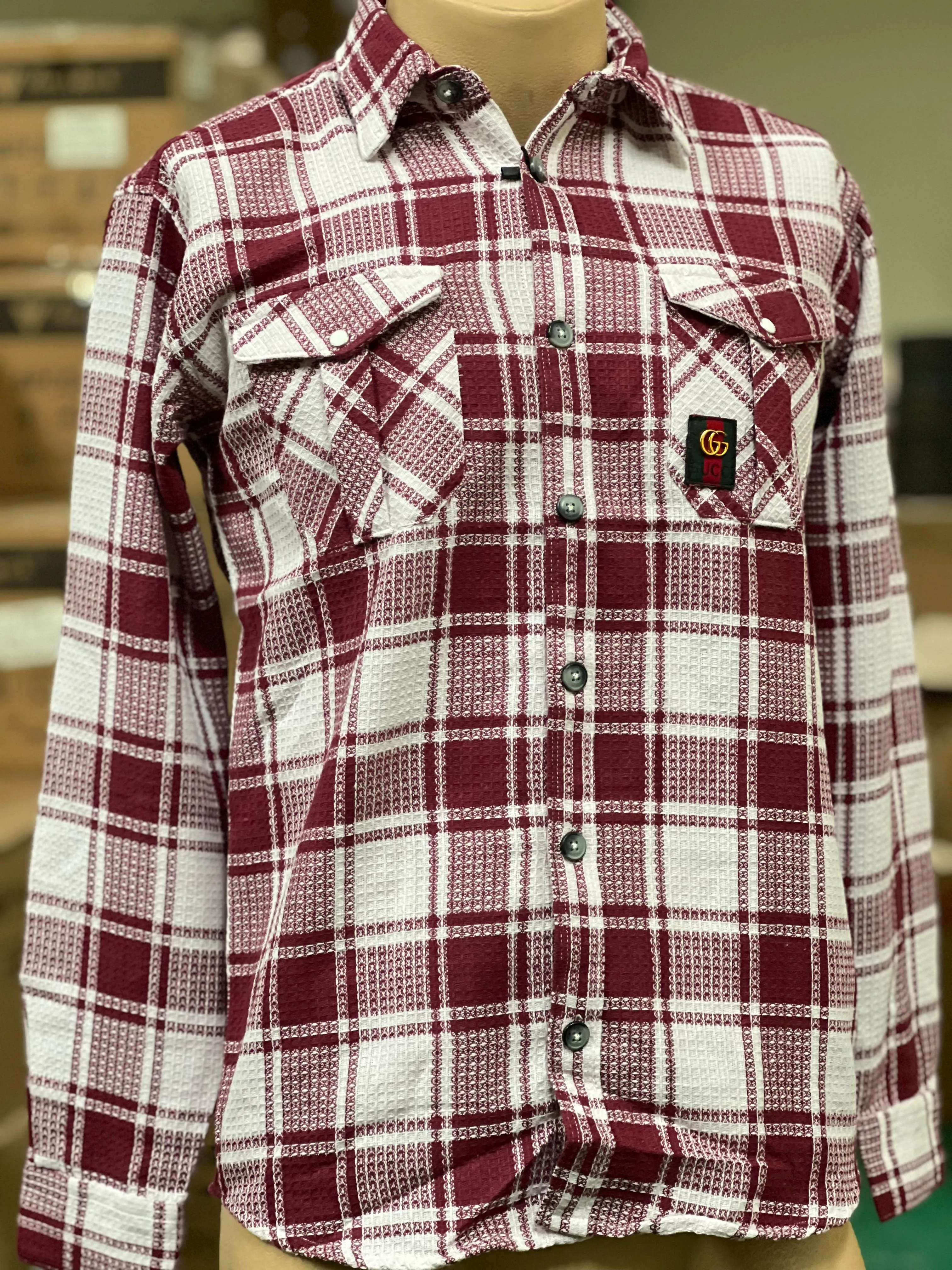 GUCCI Men's Flannel Shirts