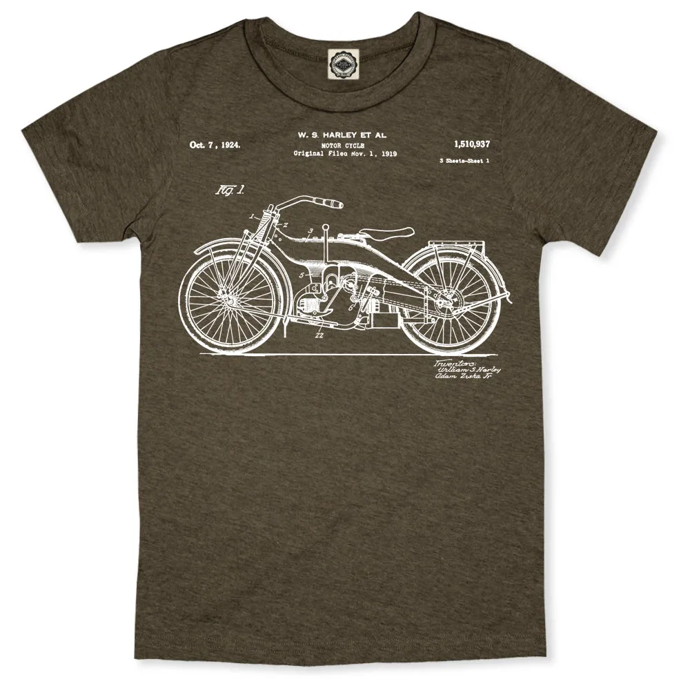 Harley-Davidson Motorcycle Patent Men's Tee