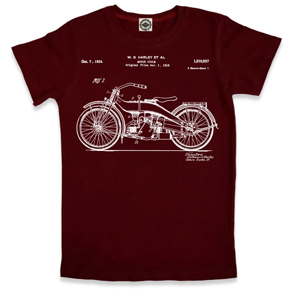 Harley-Davidson Motorcycle Patent Men's Tee