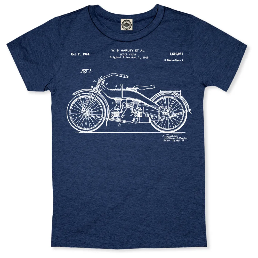 Harley-Davidson Motorcycle Patent Men's Tee