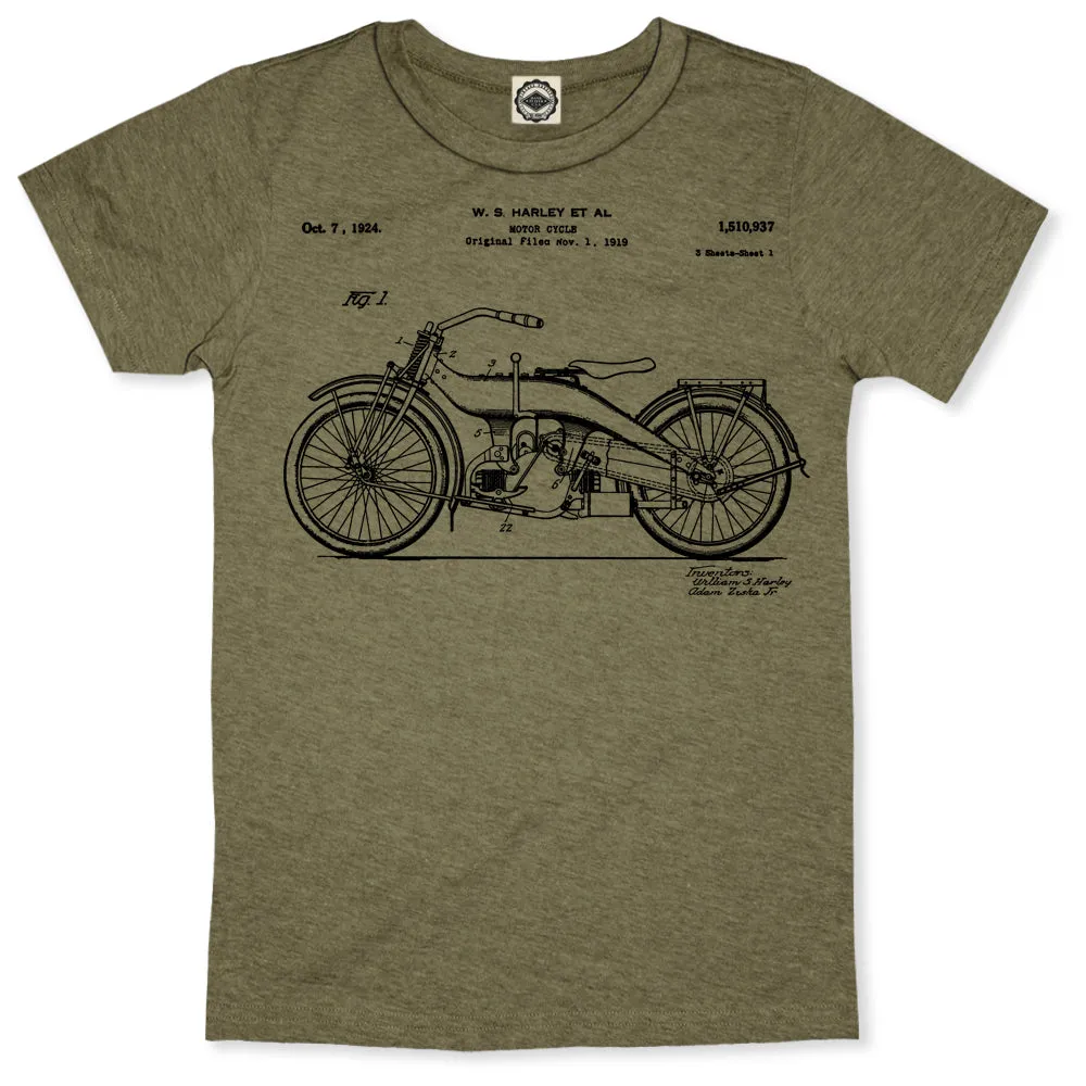 Harley-Davidson Motorcycle Patent Men's Tee