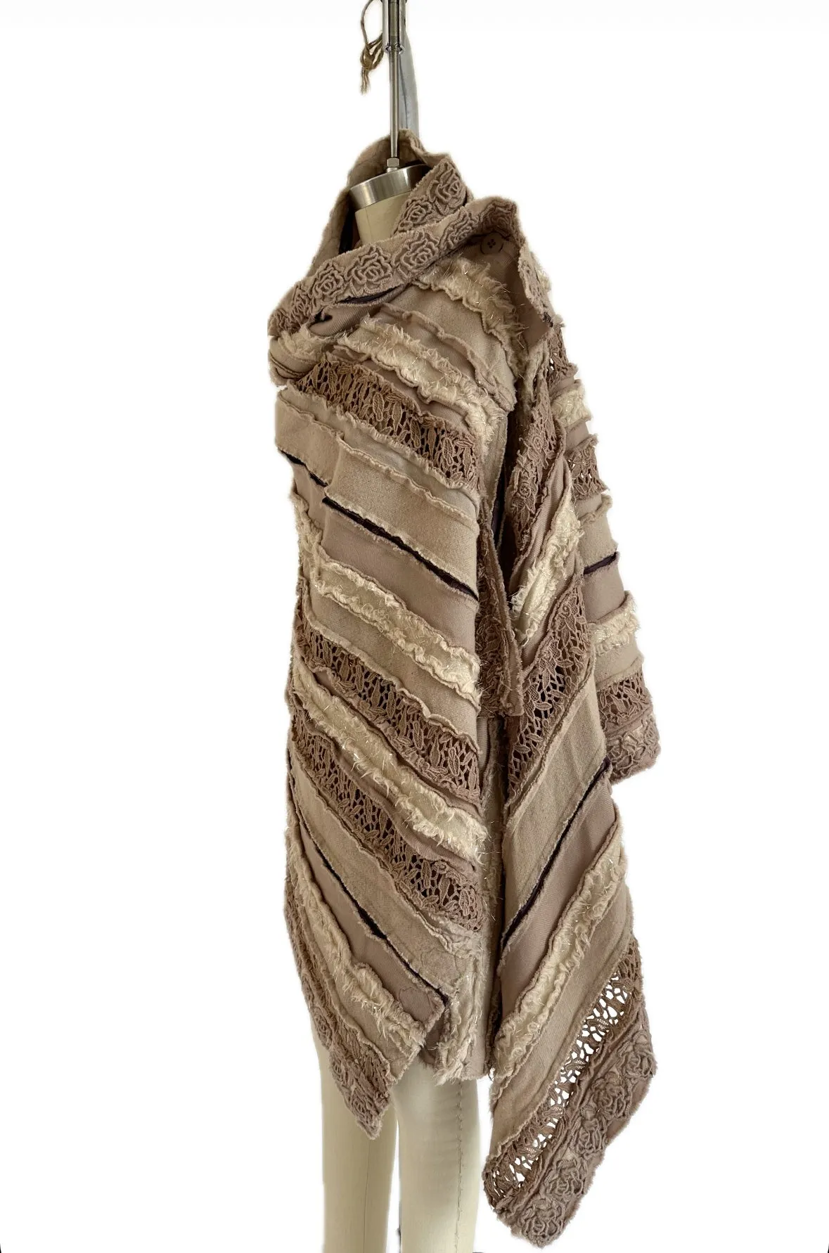 Heart HaaT Issey Miyake Wool Patchwork Vest