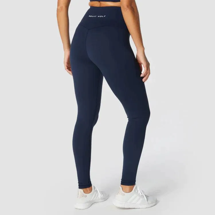 Hera High-Waisted Leggings - Dökkbláar