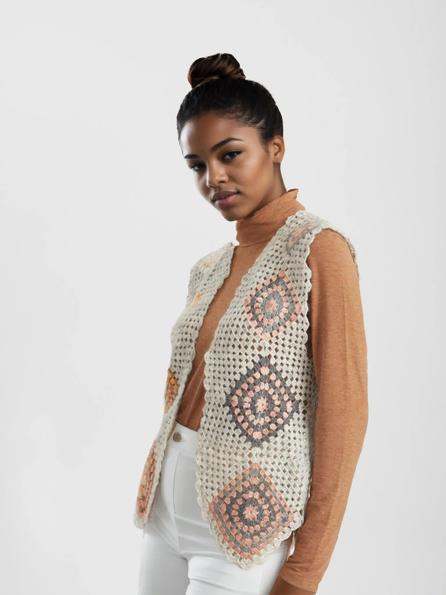 Hexagon Patchwork Harmony Vest