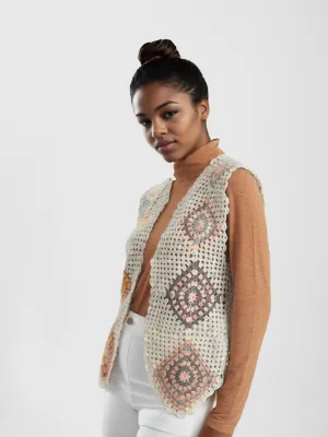Hexagon Patchwork Harmony Vest