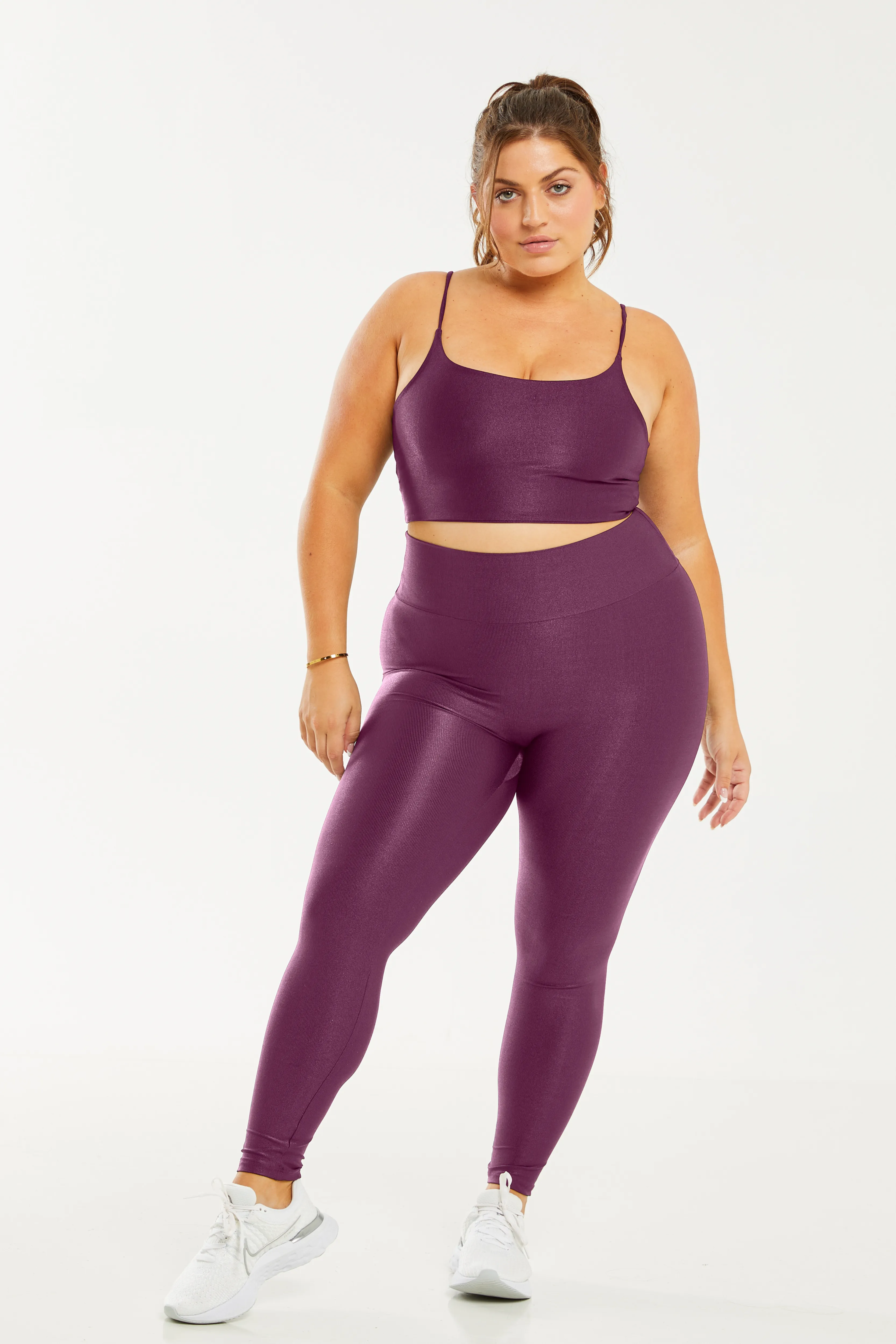 Hi-Shine Leggings Açaí