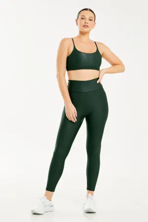 Hi-Shine Leggings Forest Green