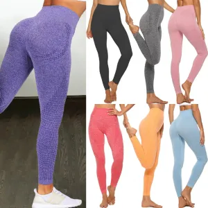 High Waist Seamless Leggings - Push Up Yoga Pants for Women