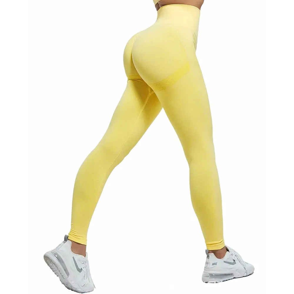 High Waist Seamless Leggings - Push Up Yoga Pants for Women
