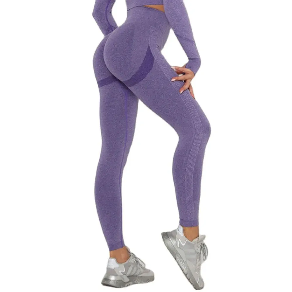 High Waist Seamless Leggings - Push Up Yoga Pants for Women