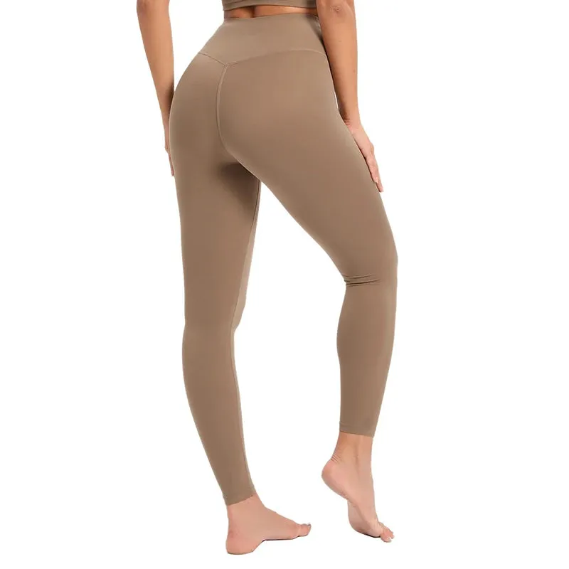High Waist Seamless Yoga Pants for Women - Lycra Stretch Workout Leggings