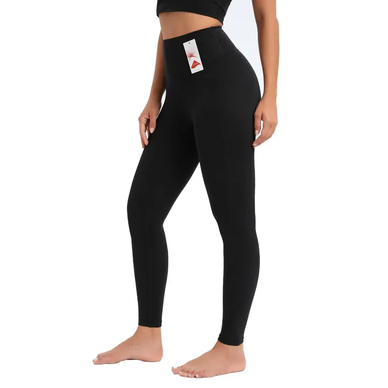 High Waist Seamless Yoga Pants for Women - Lycra Stretch Workout Leggings