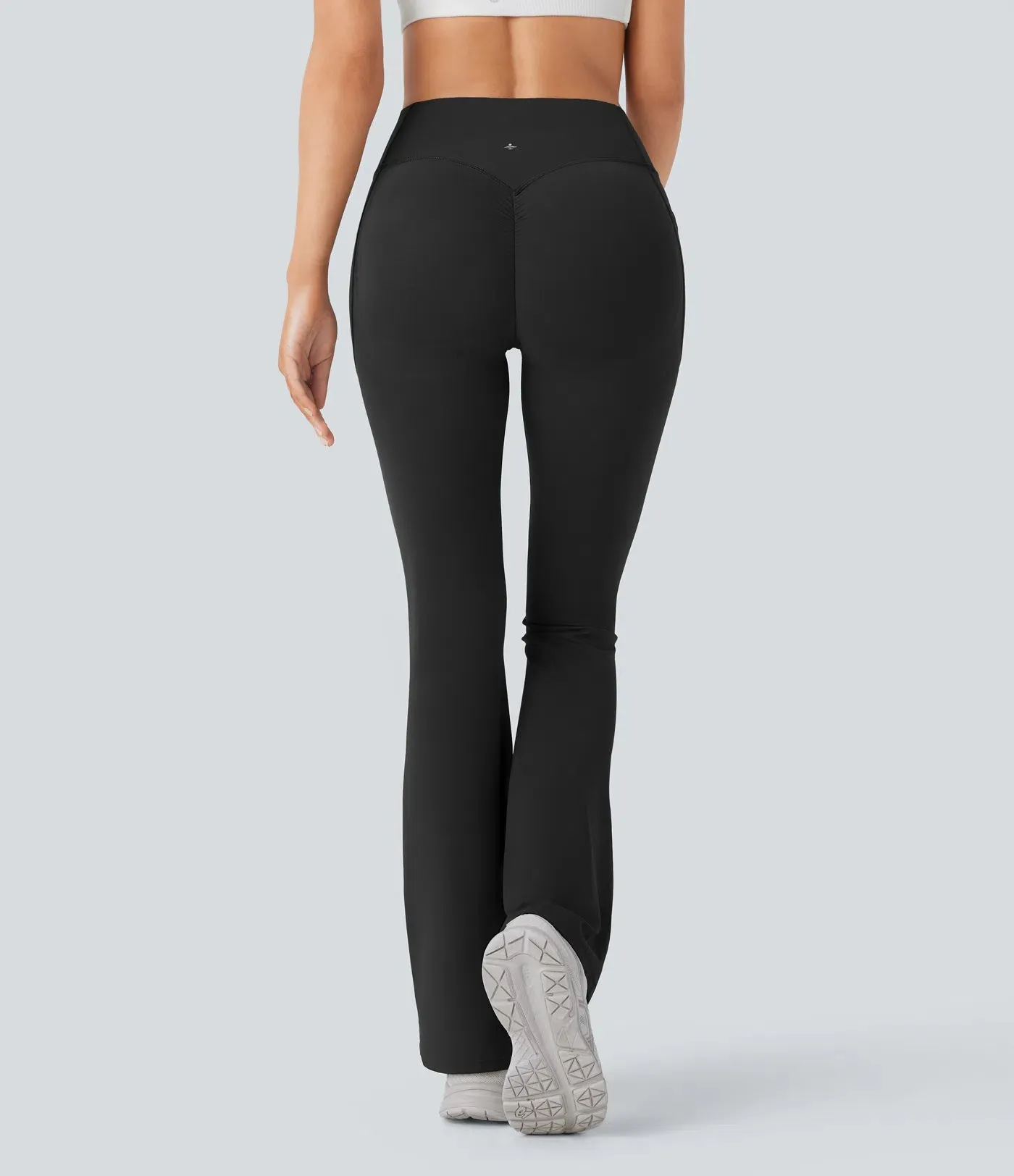 High-Waisted Bootcut Leggings