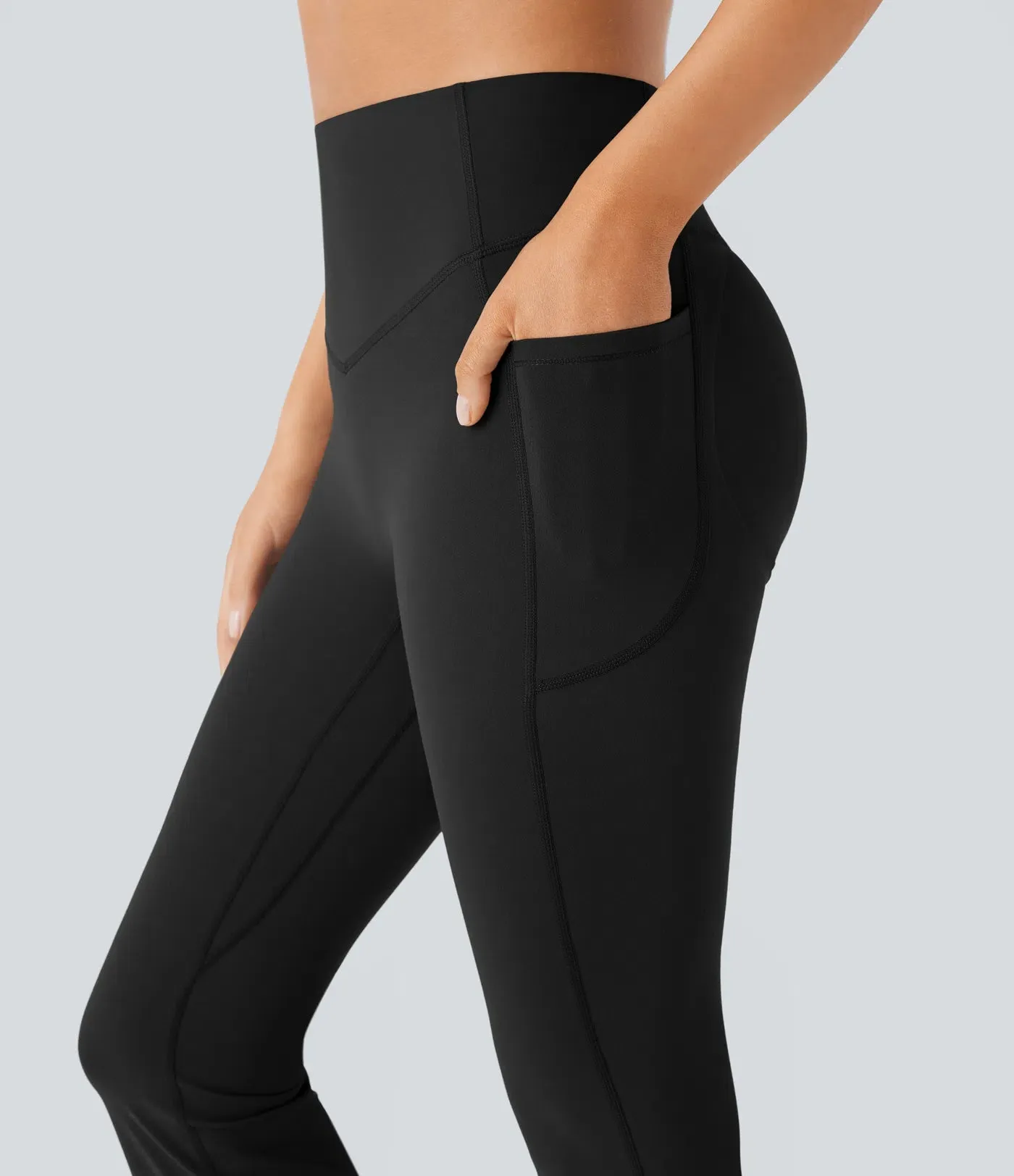 High-Waisted Bootcut Leggings