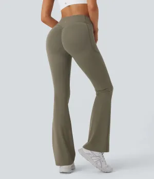 High-Waisted Bootcut Leggings