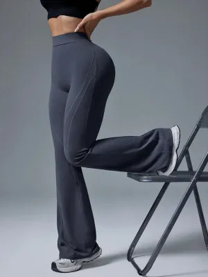 High Waisted Flared Leggings