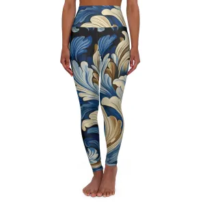 High Waisted Leggings - Florentine Fresco