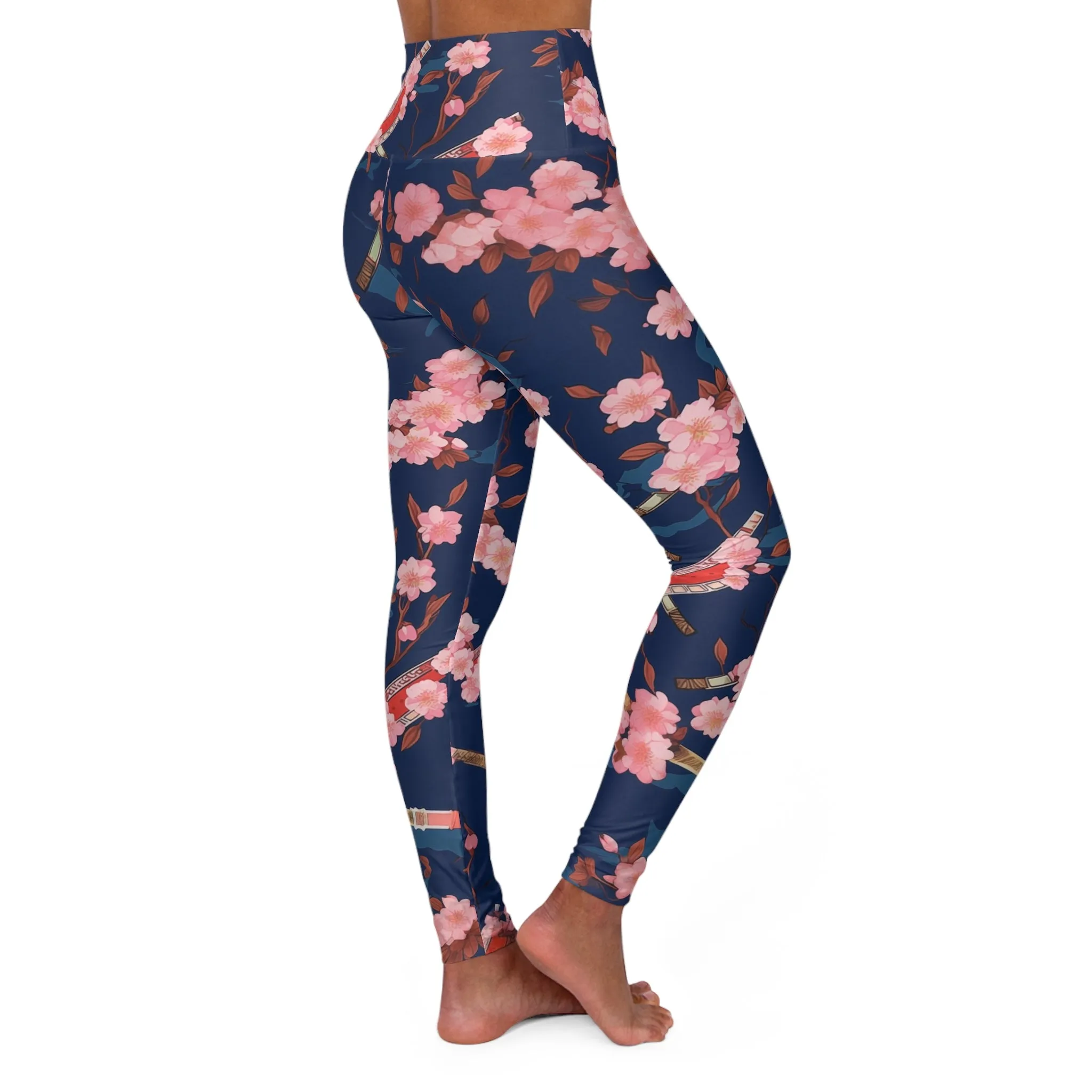 High Waisted Leggings - Hawise Nyack Katanas