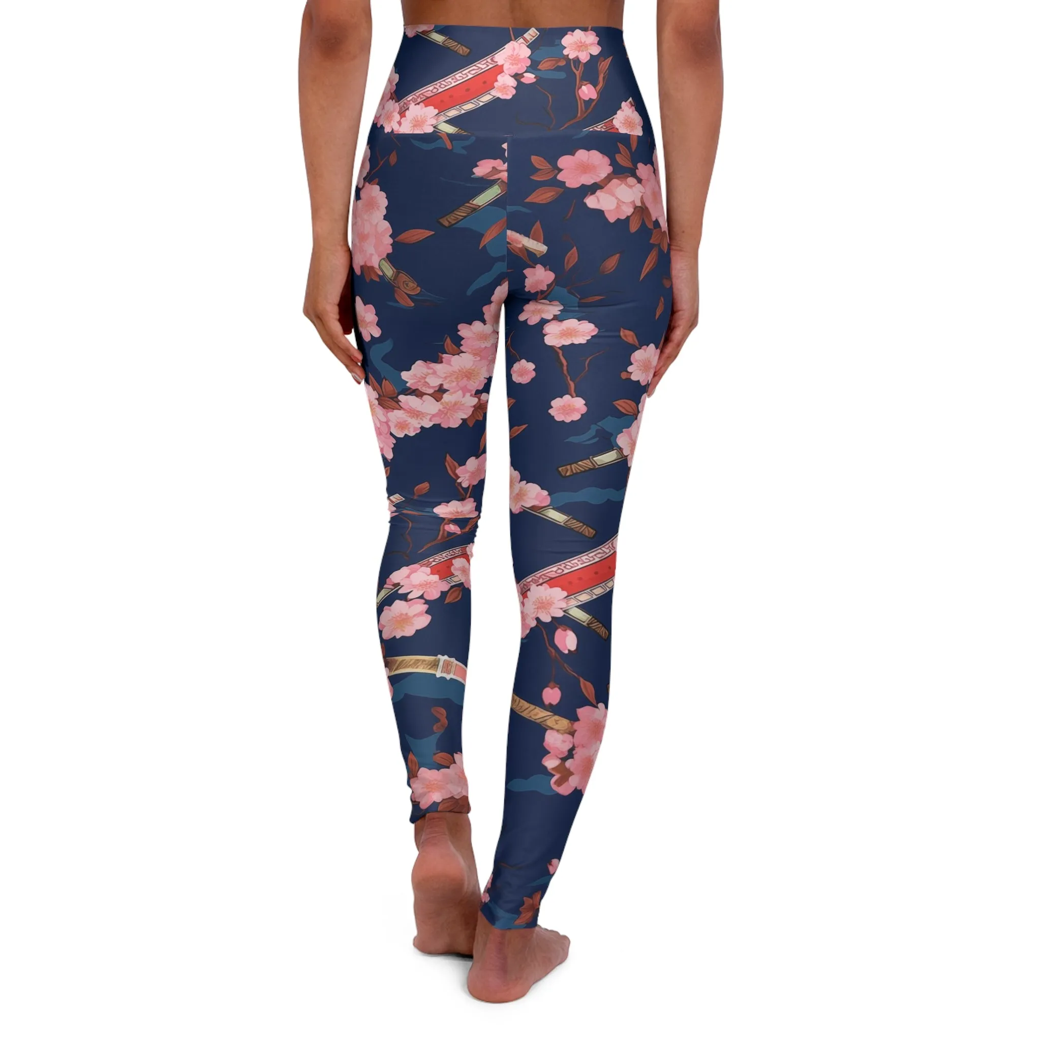 High Waisted Leggings - Hawise Nyack Katanas