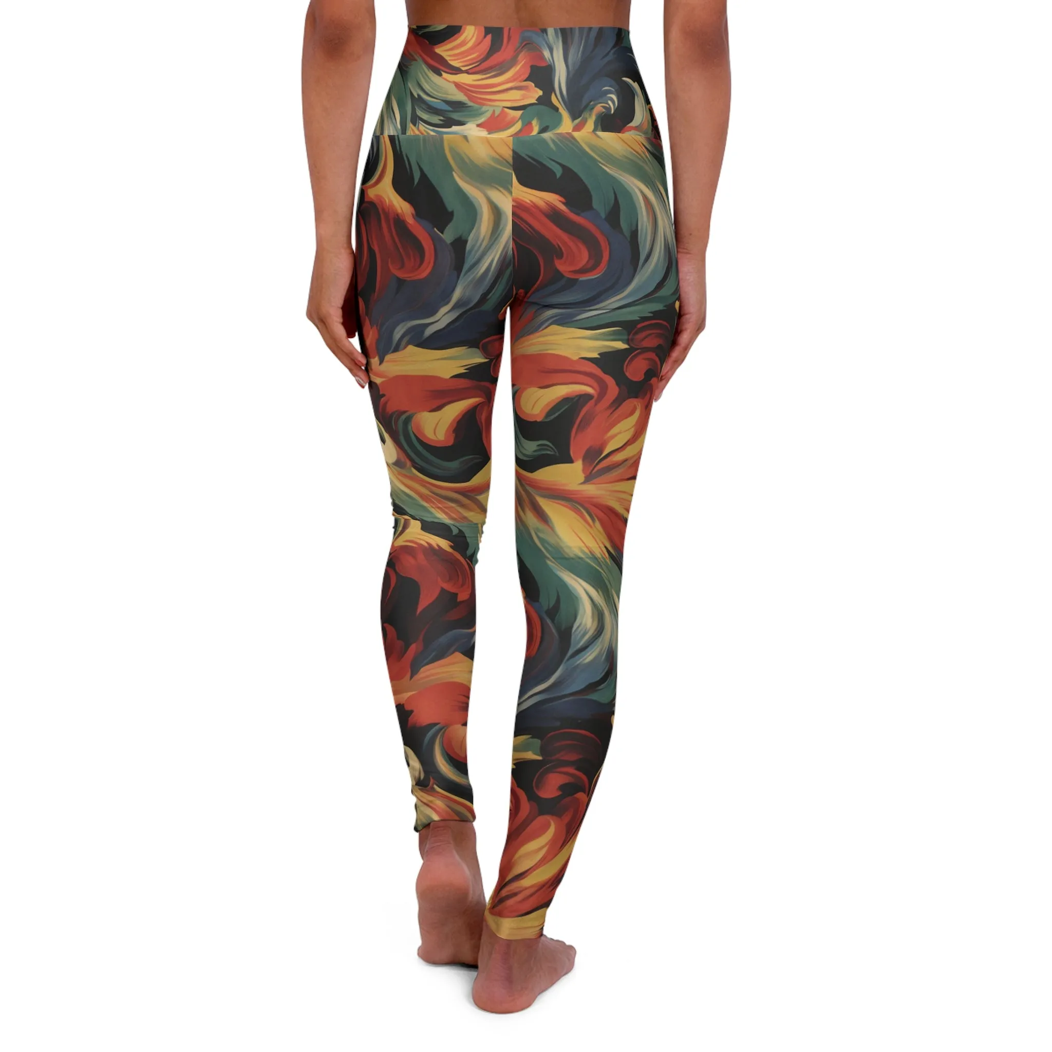 High Waisted Leggings - Renoir-Provence