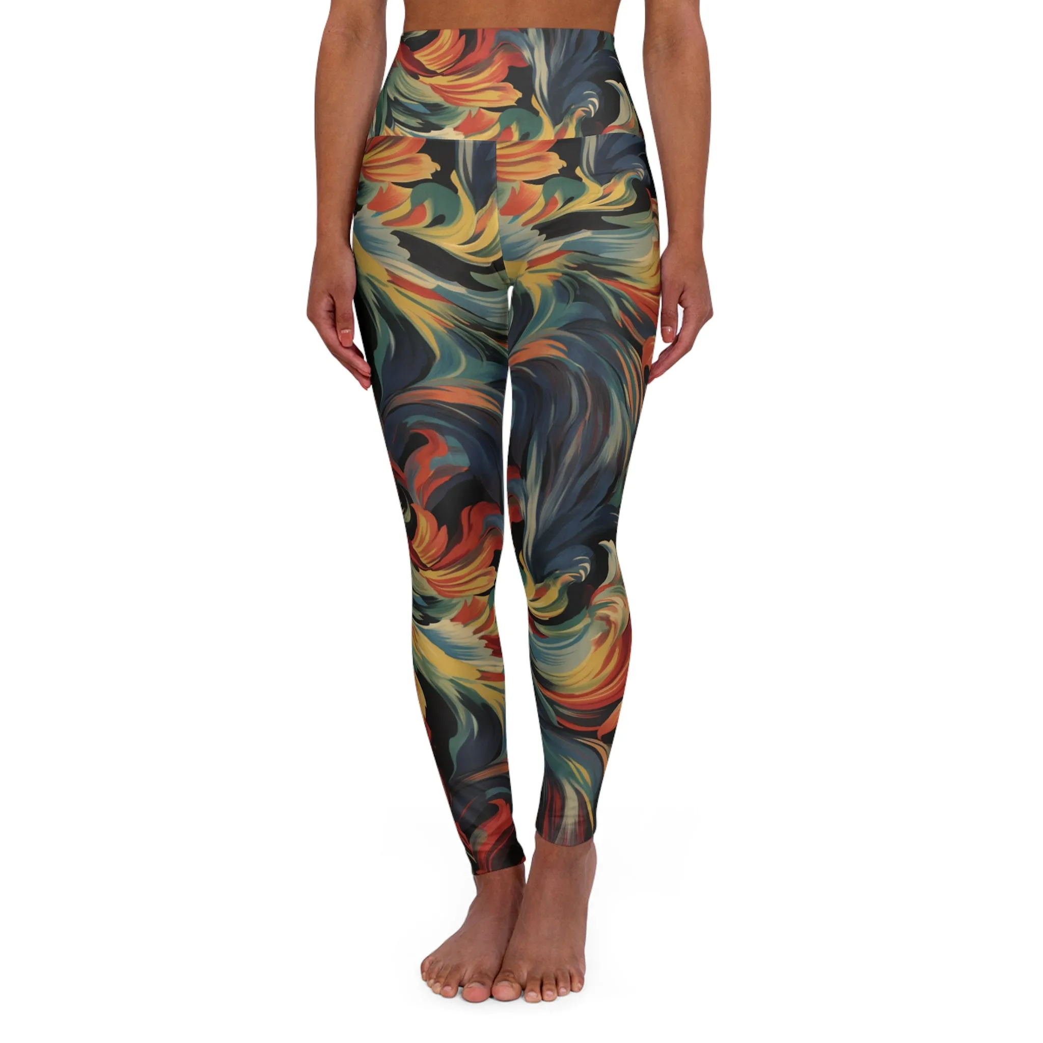 High Waisted Leggings - Renoir-Provence